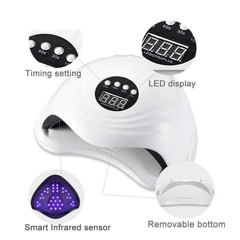 УФ-лампа для сушки гель-лака 72 Вт 36 светодиодов | Красота и здоровье