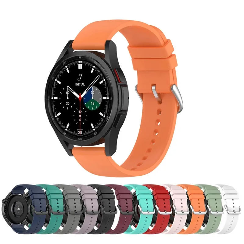 

For Samsung Galaxy Watch 4 Wristband 20mm 22mm Bracelet Sport Strap For Galaxy Watch 40mm 44mm/4 Classic 42mm 46mm Watchbands