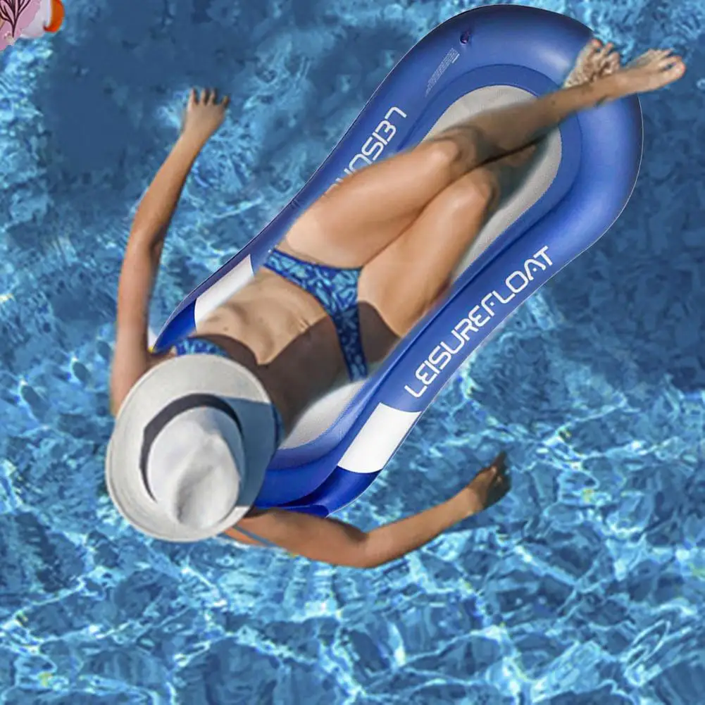 Надувной пляжный матрас S-образной формы плавающий надувной диван для бассейна