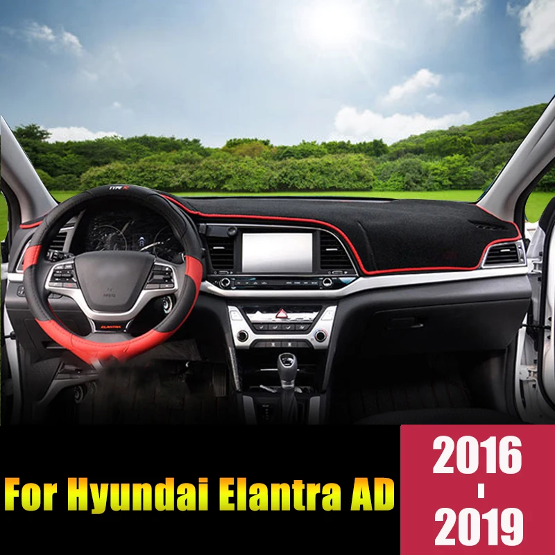 Коврик для приборной панели автомобиля Солнцезащитный коврик коврики Hyundai Elantra MD