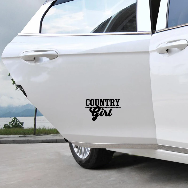 

Country Girl Decal Vinyl Sticker Vinyl Decal Car Decal Laptop Sticker Window or Bumper Sticker Car Accessories