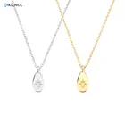 Новая подвеска KIKICHICC из стерлингового серебра 925 пробы с золотой звездой и кубическим цирконием, маленькое женское ожерелье, 2021, свадебные украшения, подарок