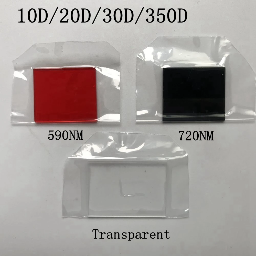 

For Canon 350D 10D 20D 30D CCD CMOS Image Sensor Infrared IR Filter Refit 590NM 680NM 720NM 850NM Transparent Replacement