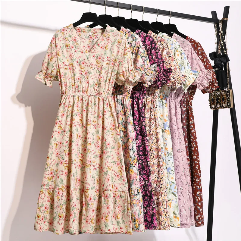 

women dresses summer 2021 plus size short sleeve casual dress Women's clothing with free shipping