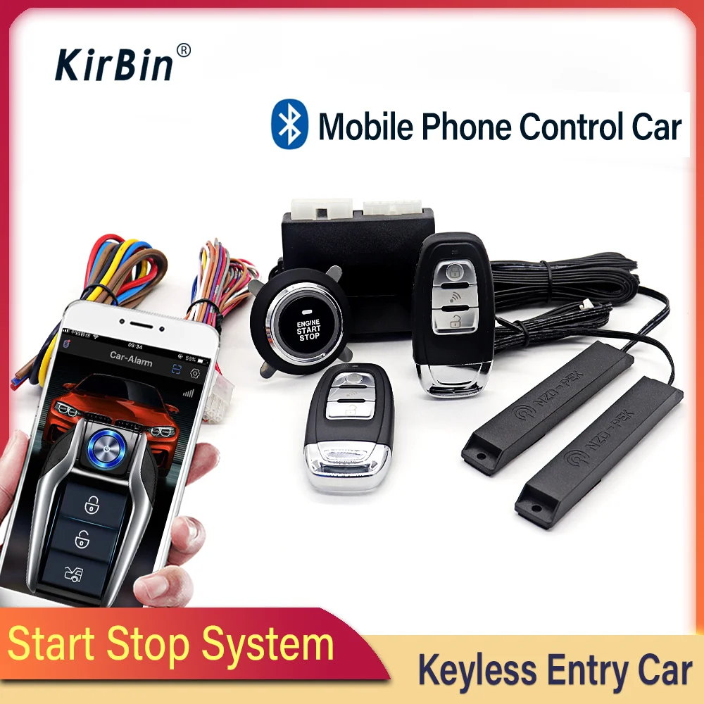 Автомобильная Сигнализация Кнопка Старт Стоп Ключ Дистанционного Запуска