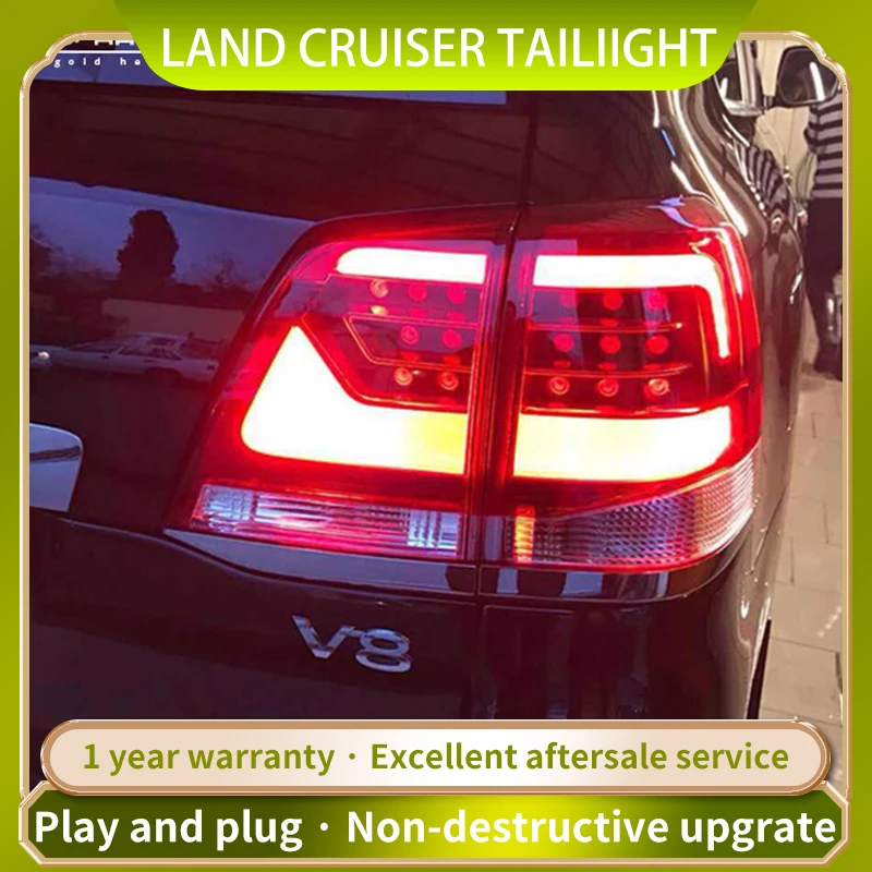 

For TOYOTA Land Cruiser FJ200 LC200 2016-2019 Year Taillight LED Break+DRL