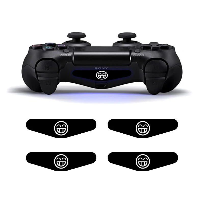 4 шт./лот светодиодный светильник штрих-наклейка для Playstation 4 PS4 пользовательская наклейка игровой светильник стикер для PS4 Dualshock контроллер