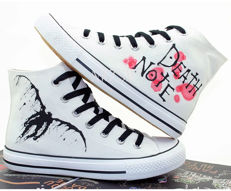 

High-Q Unisex Anime Cos Death Note L Casual Student plimsolls canvas shoes rope soled shoes
