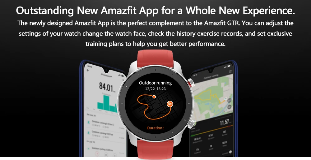 Глобальная версия Xiaomi Amazfit GTR Смарт-часы 42 мм 5 АТМ 24 дня батарея gps и ГЛОНАСС Xiaomi Смарт-часы для женщин Xiaomi часы для мужчин