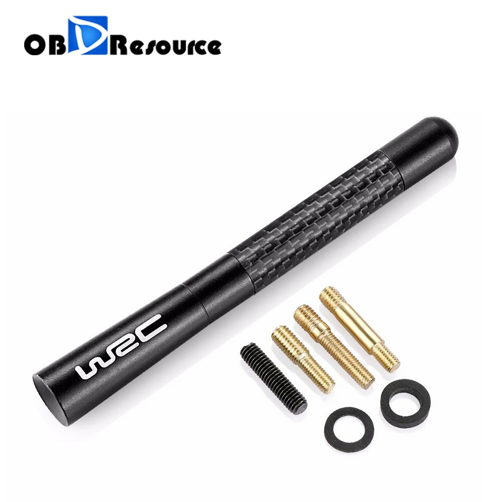 

WRC Carbon Fiber Radio Car Antenna Auto Accessories for Ford Fiesta Ford Focus 2 3 Peugeot Citroen Opel Skoda Toyota MAZDA 3 5