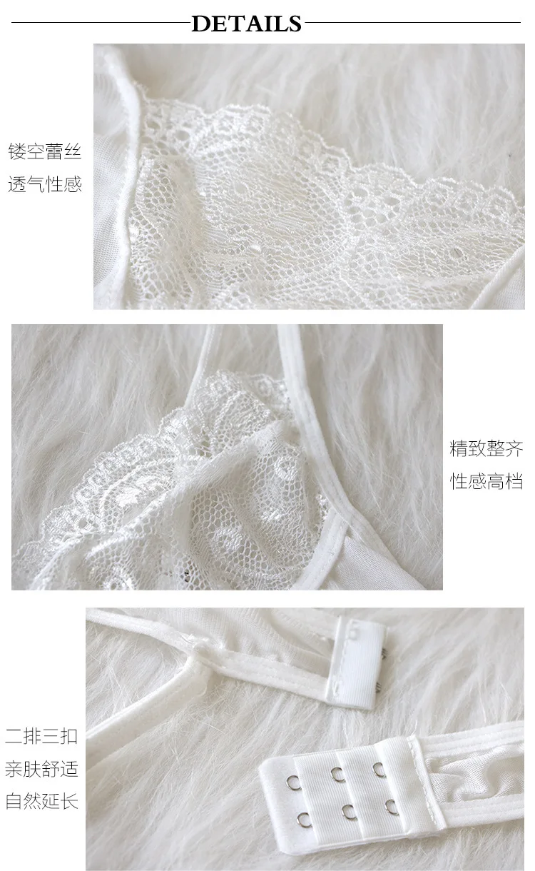 

M-3XL Women Sexy Lace Bra Set Intimate Lingerie Set Exotic Underwear Top Wireless Bra