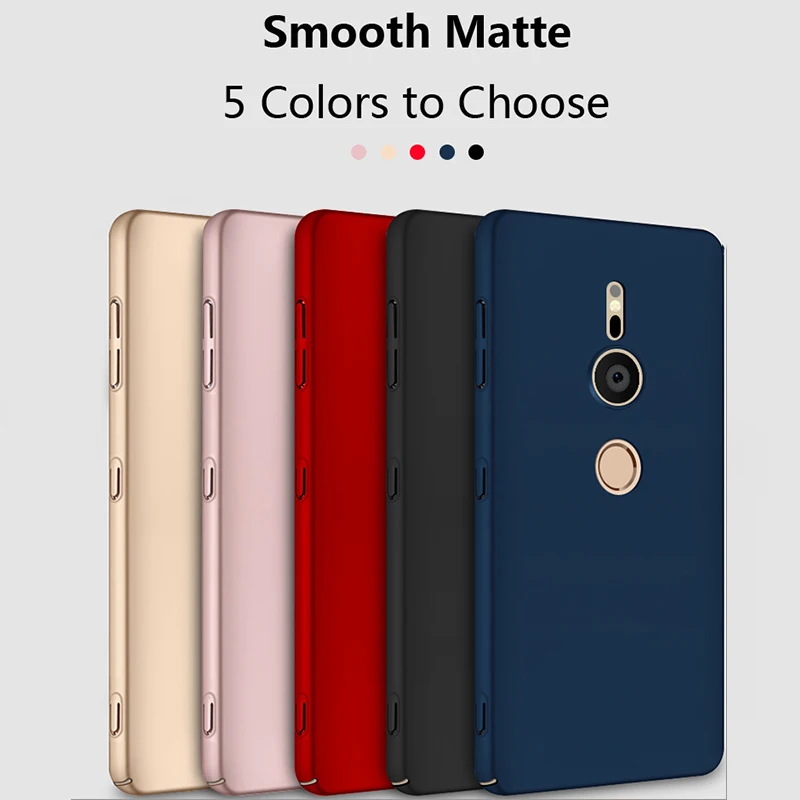 UPaitou Матовый Жесткий чехол из поликарбоната для sony Xperia XZ Premium XZ1 Compact XZ2 Mini задняя