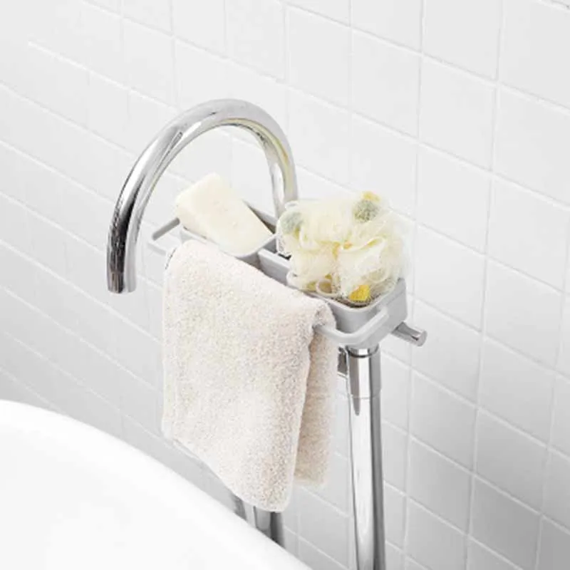 Сливный стеллаж для хранения пластмассовый кронштейн губки кухонной раковины