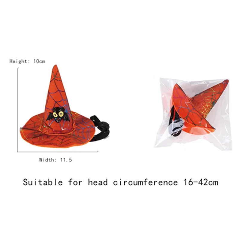 

Halloween Pet Accessories Hats for Cats Pumpkin Pattern Halloween Pet Dog Hats Funny Accessories Cats Halloween Decoration Hat