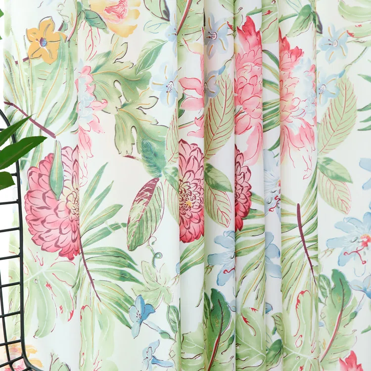 Синие фотообои для гостиной с принтом бархатные конопляные шторы спальни