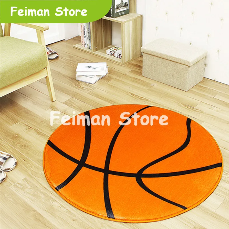 Новый полиэстер анти-футбольный мяч круглый ковер компьютерный стул коврик