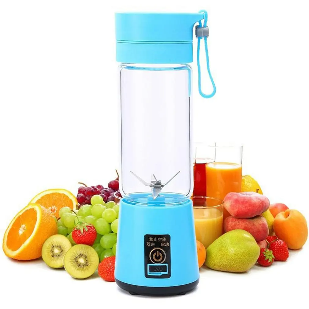 

Портативный миксер, электрическая соковыжималка для фруктов с USB, ручной аппарат для смузи, блендер, перезаряжаемый мини-комбайн для переме...