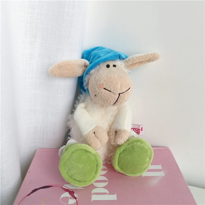 25-75 см ночной колпак овец сонный носить шляпу и овечья шерсть Мягкие плюшевые