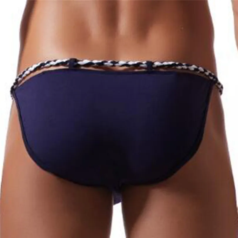 Сексуальное нижнее белье сексуальные трусики модные мужские хлопковые трусы с