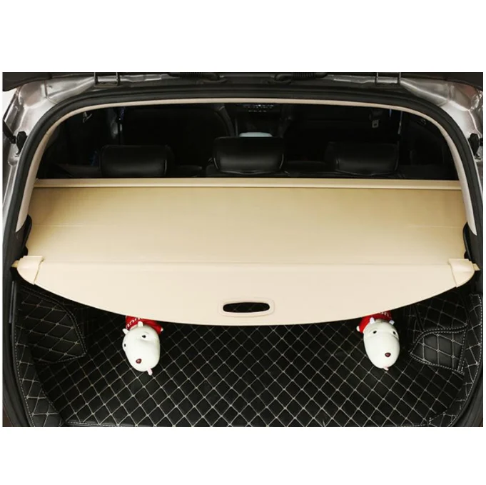

High Quality Car Rear Trunk Security Shield Cargo Cover For Chery Tiggo 3 Tiggo 5 2014 2015 2016 2017 ( black, beige)