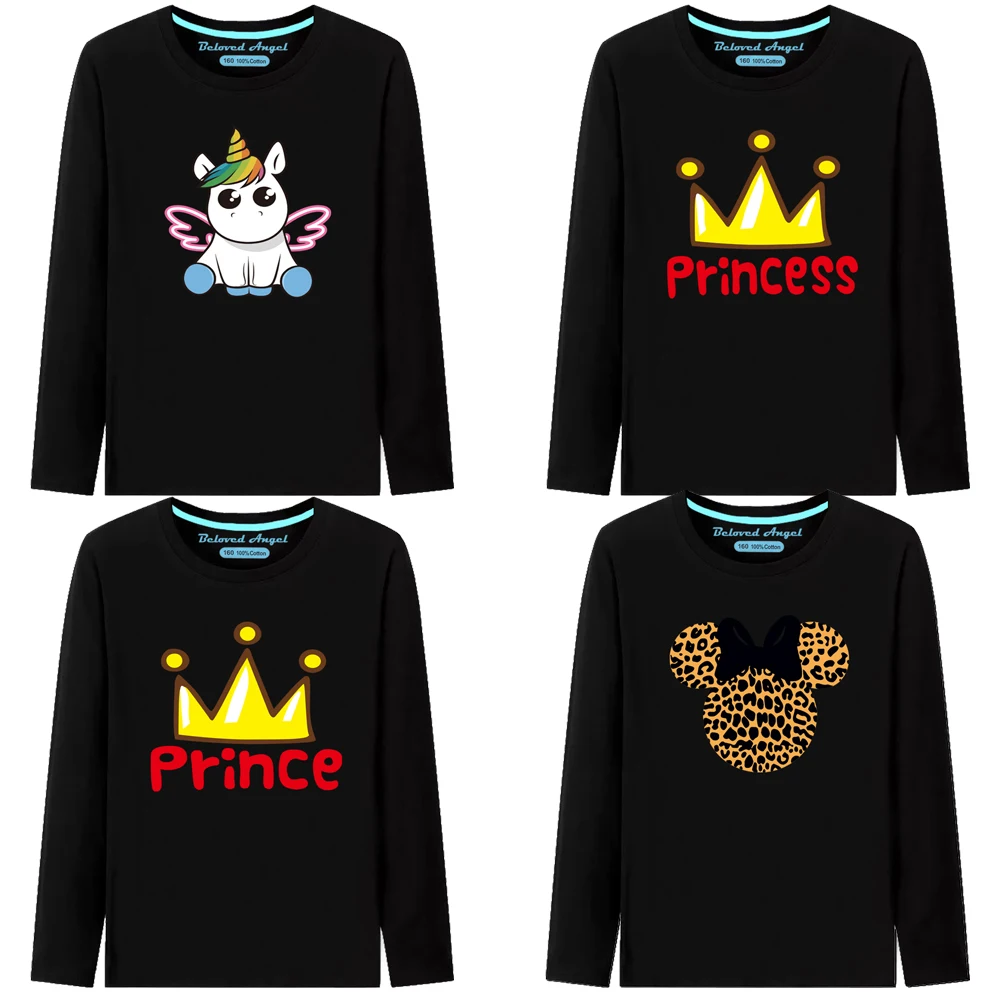 

3-15Y Children Long Sleeve T shirt Space Game Cartoon Print Kids T-Shirts Funny Boys Girls Cotton Tops Christmas Baby Clothes