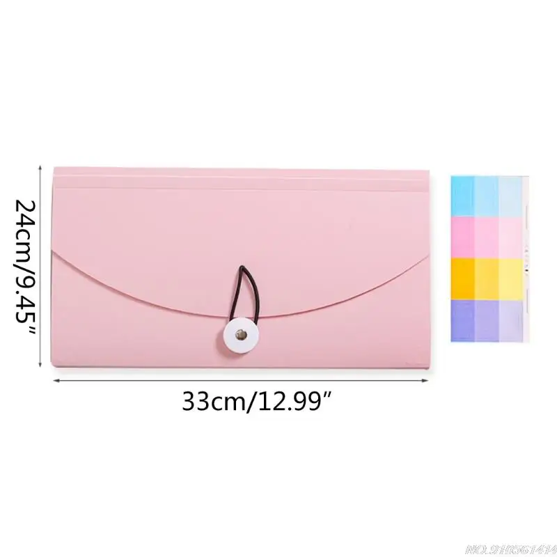 Расширяющиеся папки для документов B6 с язычками переносной держатель пружинной