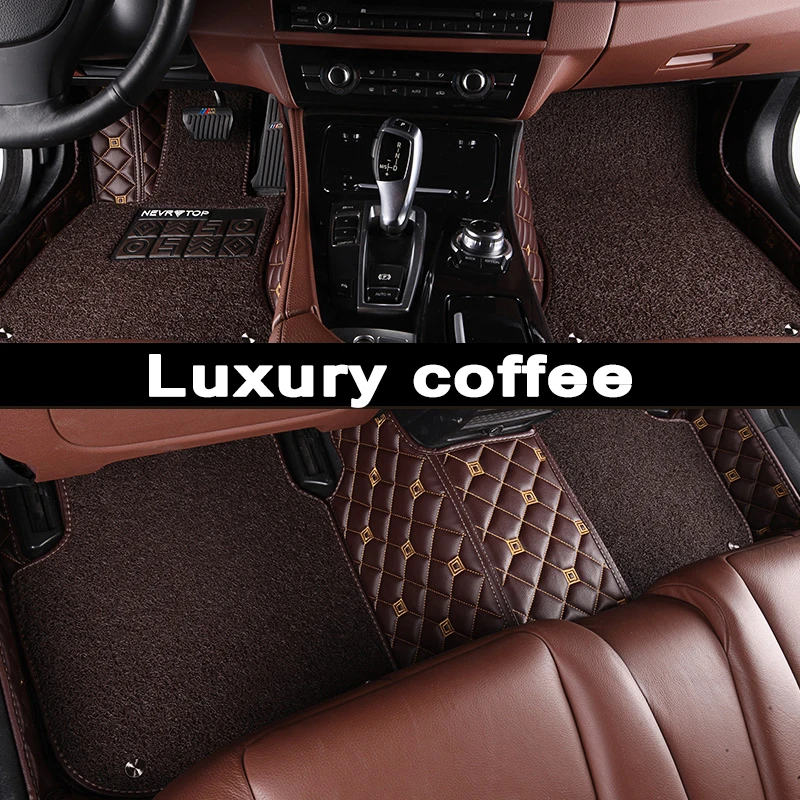 Custom car floor mats for JEEP Grand Cherokee SRT Compass Renegade Comma Waterproof leather Anti-slip carpet | Автомобили и