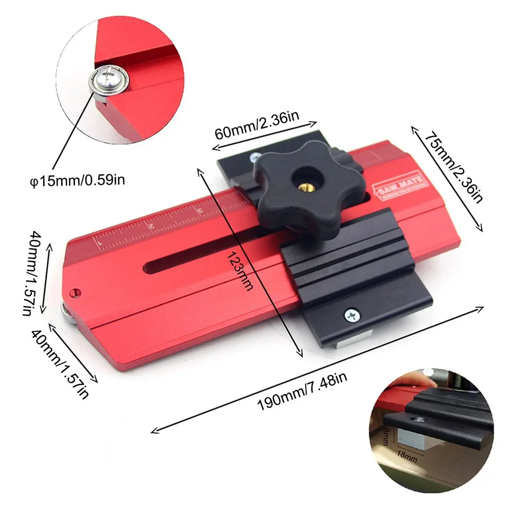 

Woodworking Table Saw Router Thin Rips Jig Narrow Strip Cuts Thin Rips Table Saw Jig For Tablesaw Band Saw Router Table