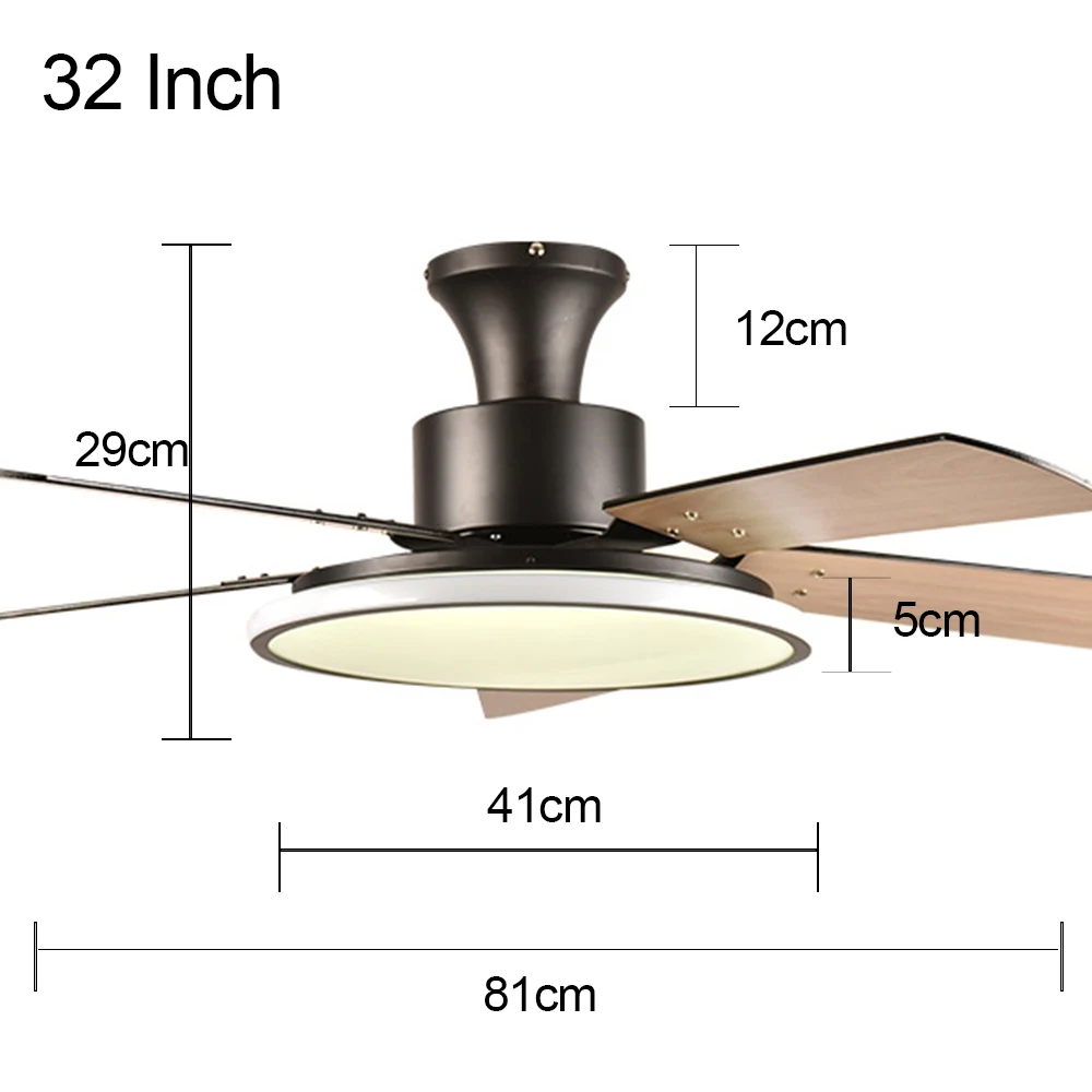 Инверторный светодиодный потолочный вентилятор лампа светильник ционным