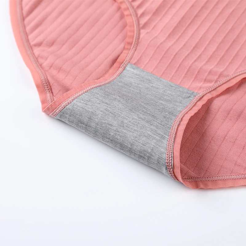 Женские хлопковые трусики M-4XL однотонное нижнее белье женские со средней