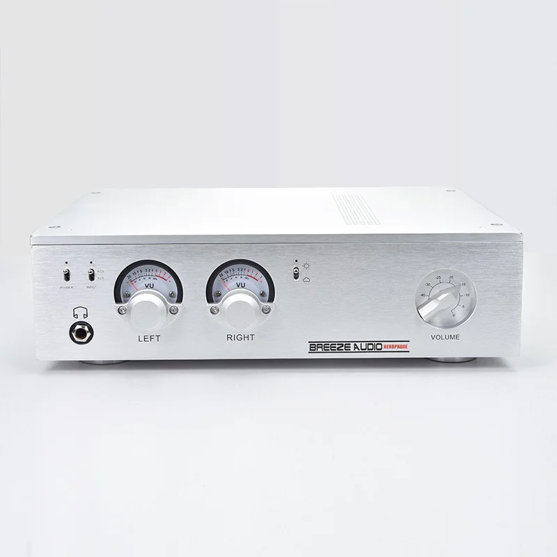 E300MK2 усилитель мощности для наушников HiFi Настольный усилитель аудио с XLR сбалансированный вход - Цвет: Серебристый