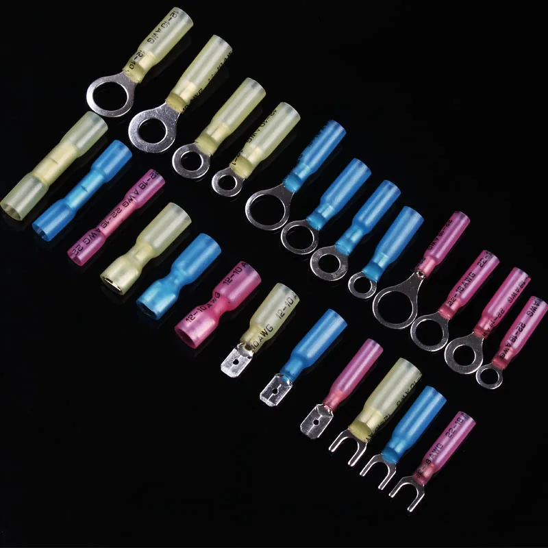 240 шт. водонепроницаемый термоусадочный обжимной автомобильный набор клемм