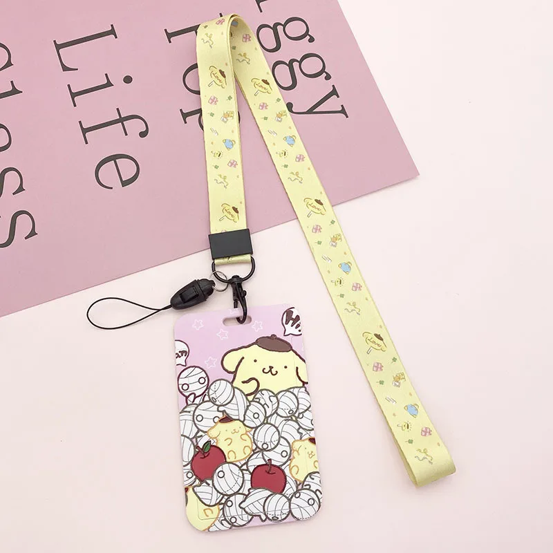 Чехол для бейджа из АБС-пластика с отделением карт и шнурком студентов держатель