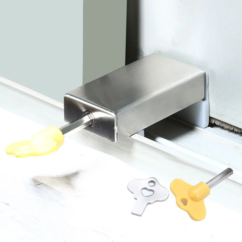 Оконные замки алюминиевые экраны для дверей и окон раздвижных защита от детей