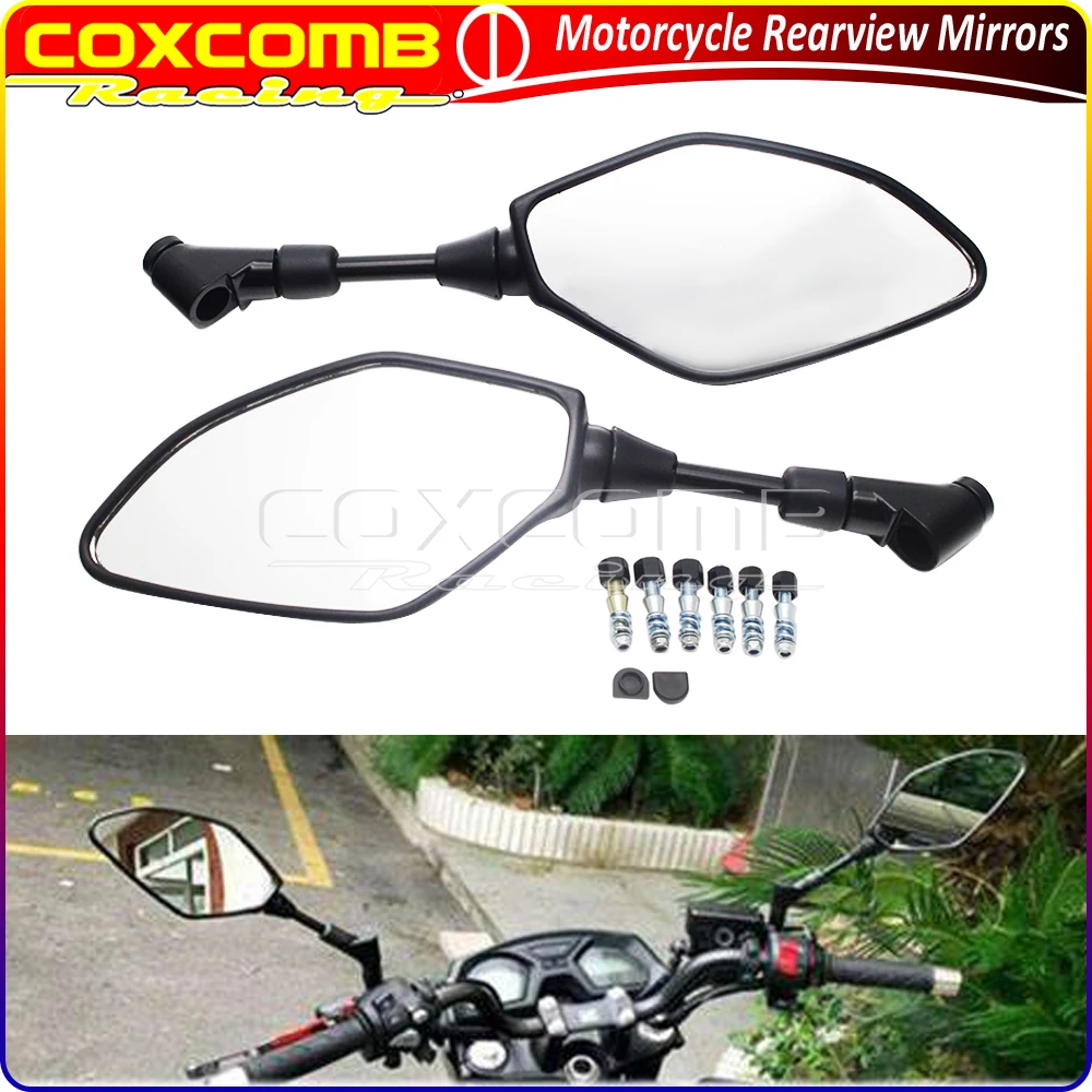 Универсальные мотоциклетные Зеркала для SUZUKI GSR400 600 750 SFV650 BMW 800GS Honda CB500 650R