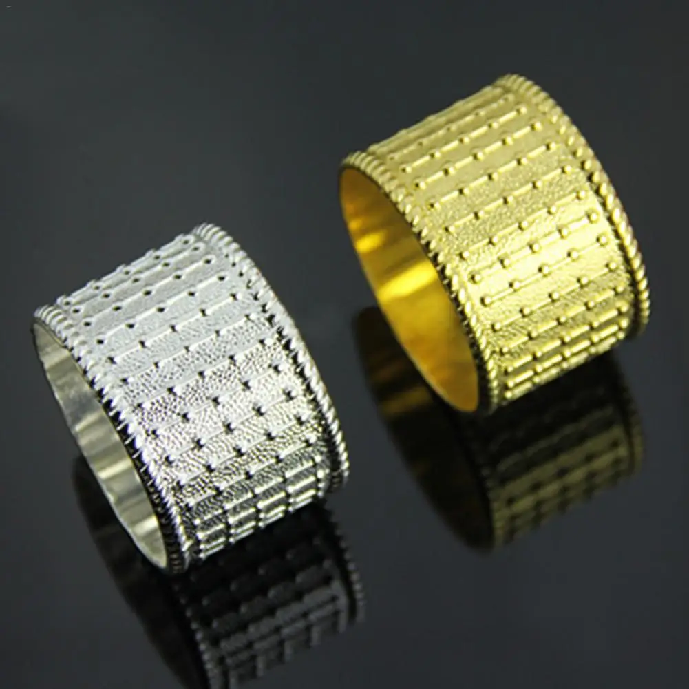 Alloy Napkin Buckle Gold Ring Wedding Festival Hotel Table Dinner Party DIY Decoration | Дом и сад