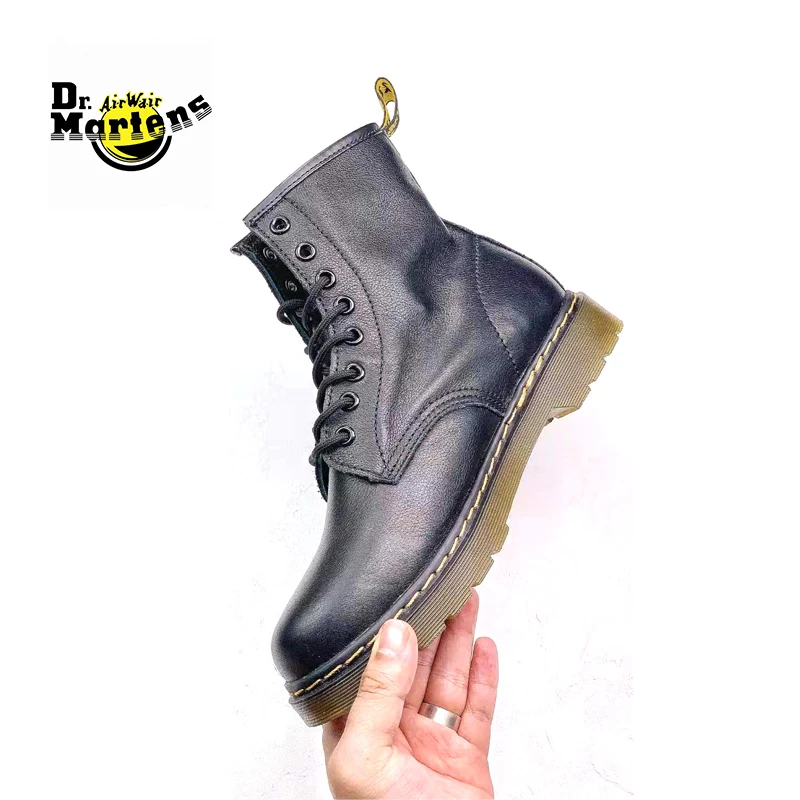 Мужские и женские классические ботинки Dr.Martens из 1460 мягкой натуральной кожи