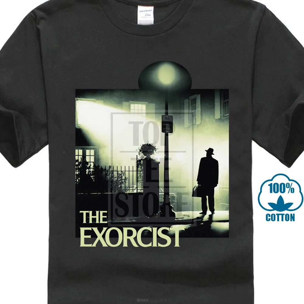 

The Exorcist V14 W Friedkin Movie Poster 1973 T Shirt Black All Sizes S 5Xl
