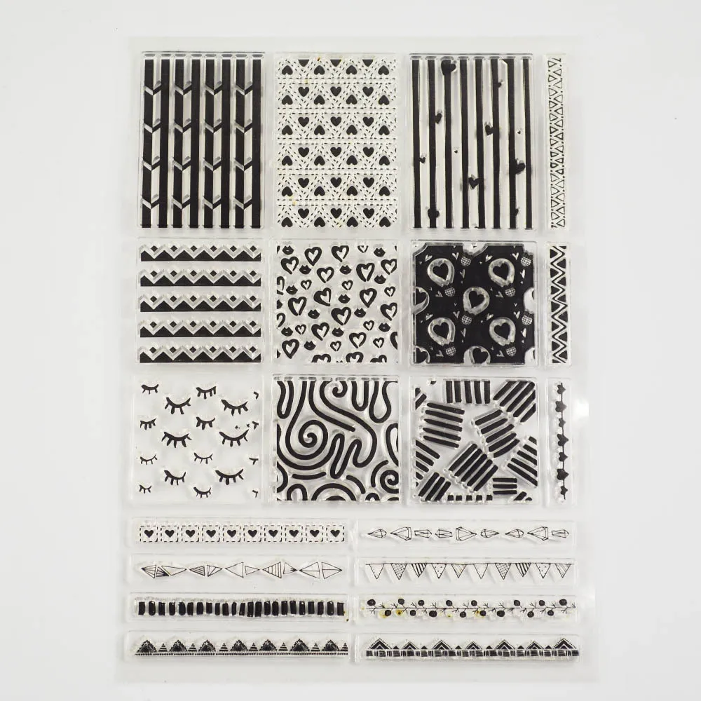 Прозрачный прозрачный штамп для фона скрапбукинга сделай сам/изготовления