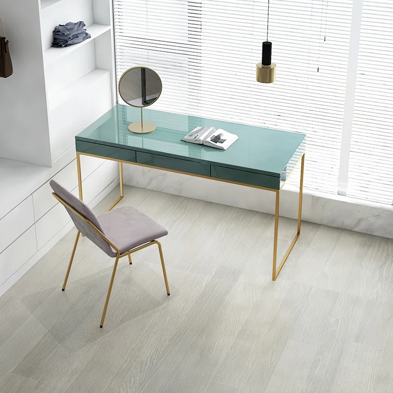 Современный минималистичный деревянный туалетный столик для спальни маленькая