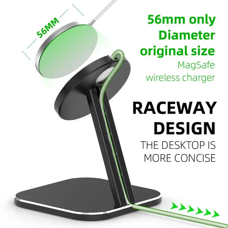 

Holder 15W Charger Magnetic Stent Magnet Phone Holder For iPhone 12 12Mini 12Pro Max Wireless Charging Stand