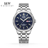 reloj iw brand fashion business watch for men luxury calendar automatic diver watches 100m waterproof luminous montre homme