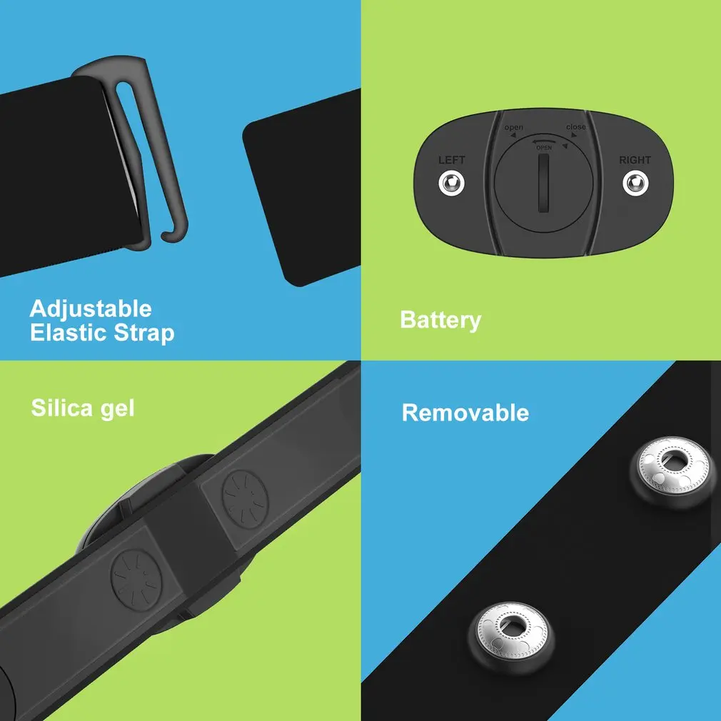 COOSPO Chest Strap Belt Real Time Heart Rate Monitor Sensor Wireless ANT Technology Smart Bluetooth Outdoor Fitness Equipment | Спорт и