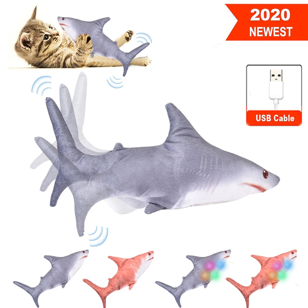 30 см электрическая рыба игрушка для питомца кошка товары питомцев USB зарядка