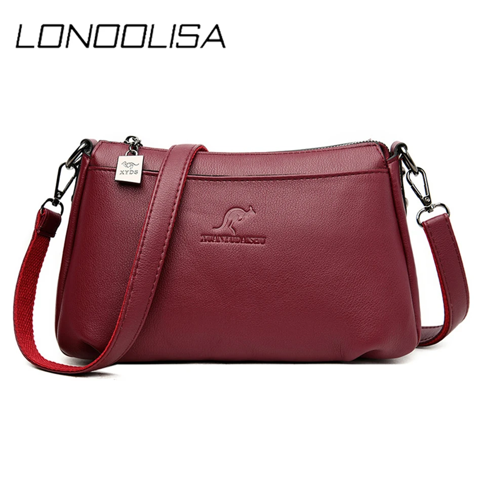 

Сумки через плечо из мягкой искусственной кожи для женщин, дамские сумочки на ремне, роскошные дизайнерские чемоданчики