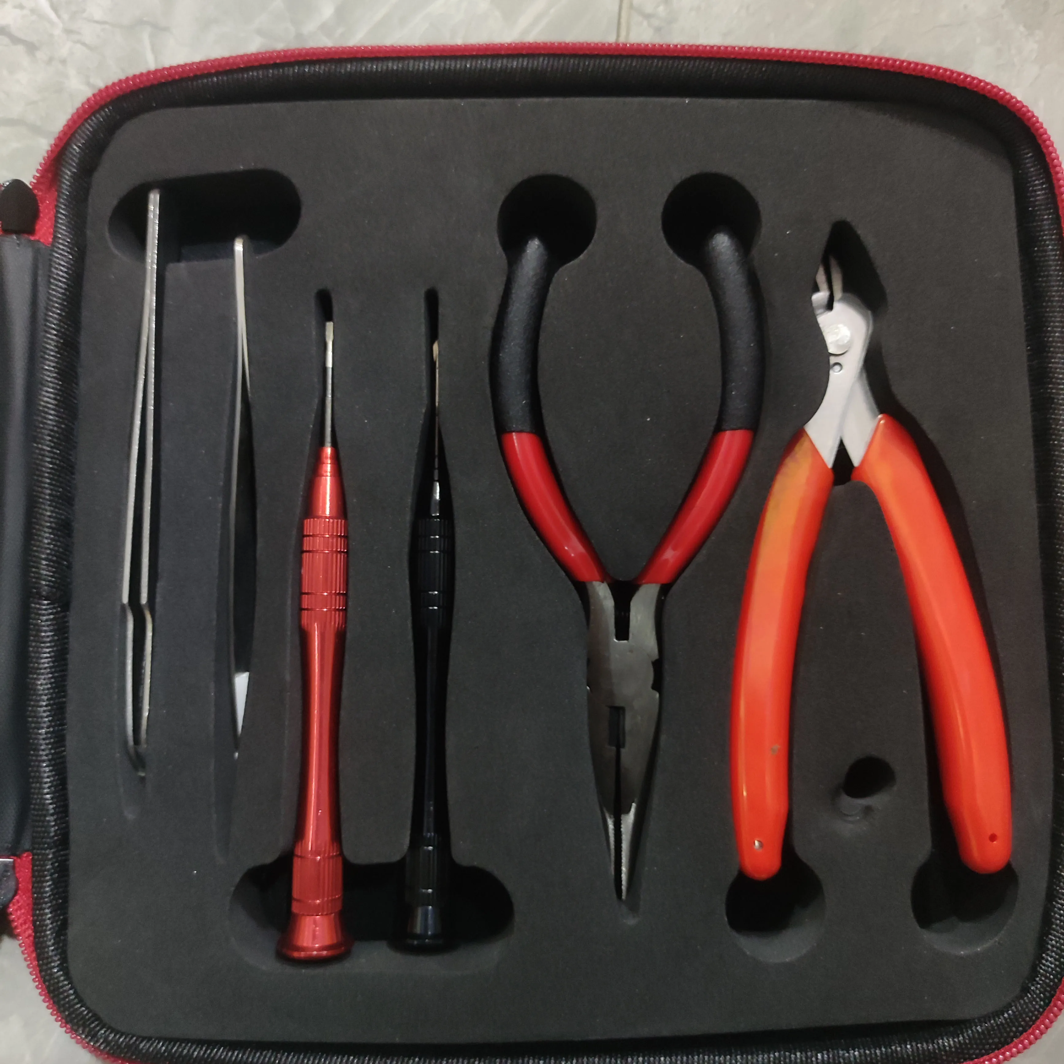 

SUB TWO new rebuild tank coil DIY Tool kit fit for RDA/RTA/RDTA rebuild tank coil tool Convenience bag E-cigarette tool kit