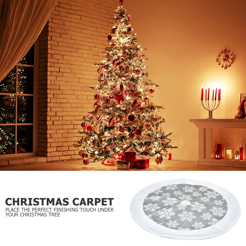 Коврик под рождественскую елку ковер для рождественской елки Пол Вечерние