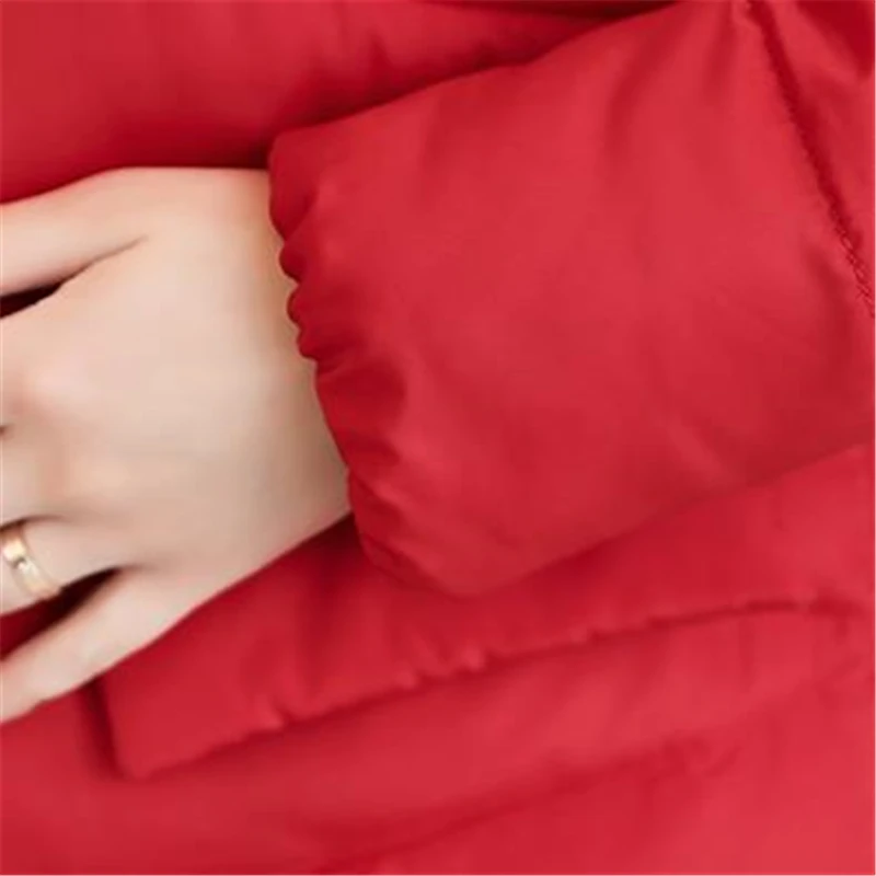 

Woman Winter Oversized Long Down Jackets Brown Red Female Thicken Parkas Women Abajo Chaqueta Lady Warm Doudoune Fall