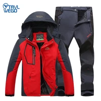 trvlwego winter outdoor hiking jacket or pants mens windproof waterproof thermal snowboard snow skiing sports trekking clothes