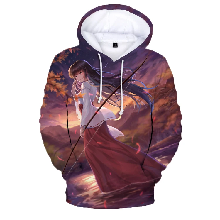 

Hot Sale Anime Inuyasha Hoodie Print Sweatshirts Men/Women/Kids Autumn Winter Harajuku Style Cartoon 3D Manga Clothes pullover